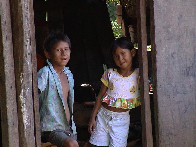 Amazon Children, Peru (copyright J.A. Cigliano)