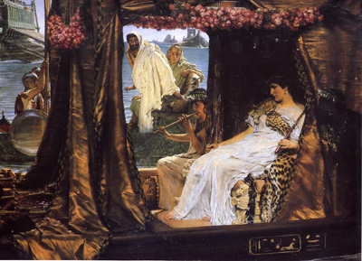 Sir Lawrence Alma-Tadema, Antony and Cleopatra (1883)